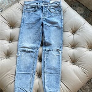Rag & Bone Light Blue Extra Slim Jeans